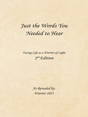 cover image of Just the Words You Needed to Hear